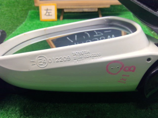 【中古】ハリアー DAA-MHU38W 左サイドミラー 87940-48201-A3