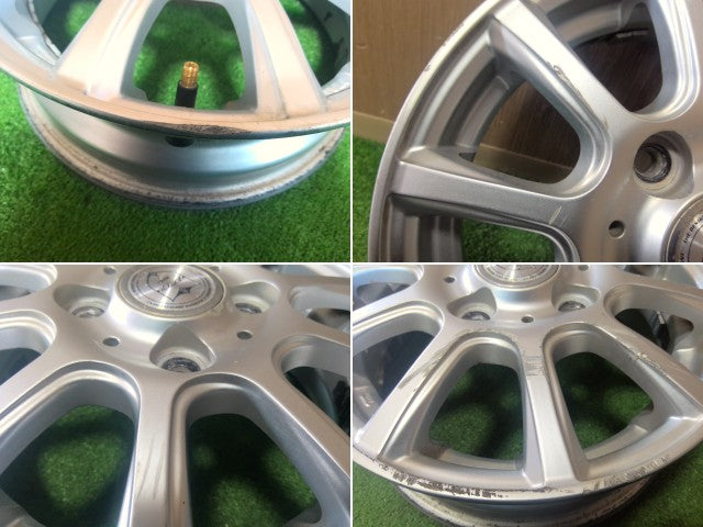 【中古】12インチ 社外 アルミホイール 4J