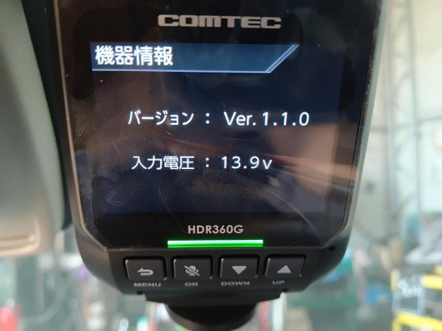 【中古】コムテック ドライブレコーダー 360度カメラワゴンR DBA-MH34S