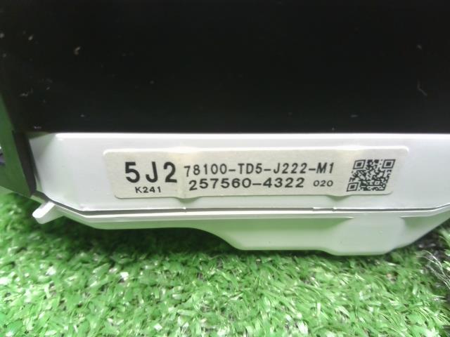 シャトル スピードメーター 6AA-GP7 78100-TD5-J22
