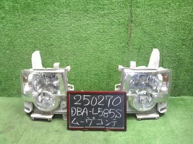 ムーヴコンテ 左ヘッドランプＡＳＳＹ DBA-L585S 81130-B2450,81170-B2450