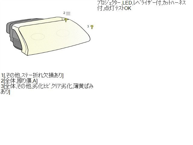 プリウスα 右ヘッドランプＡＳＳＹ DAA-ZVW41W 81110-47660