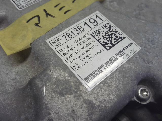 アイミーブ Ａ／Ｃコンプレッサー ZAA-HA3W 7813B196