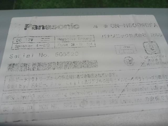 インプレッサ カーナビゲーション DBA-GJ7 CN-H500WD