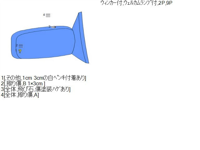 エスクァイア 右サイドミラー DBA-ZRR80G 87910-28B690