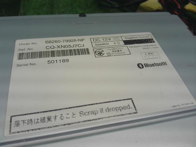 ノート カーナビゲーション DBA-NE12 MM115D-W