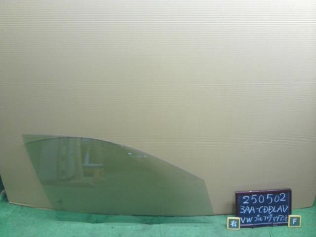 VW ゴルフヴァリアント 右Ｆドアガラス 3AA-CDDLAV