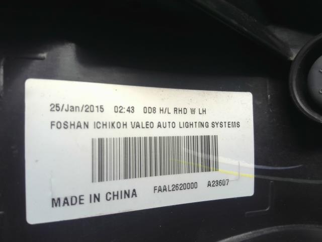 NV350キャラバン 左ヘッドランプＡＳＳＹ LDF-CW8E26 26060-3XA1C
