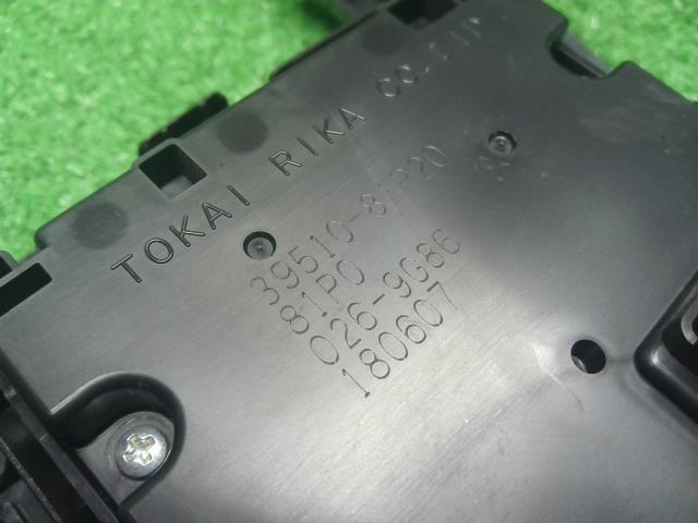 ソリオ Ａ／Ｃスイッチパネル DAA-MA36S 39510-81P20-B3J