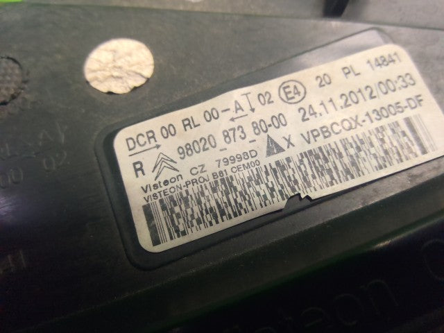 シトロエン DS5 右ヘッドランプＡＳＳＹ ABA-B85F02