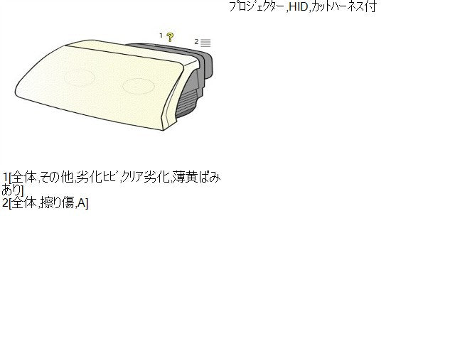 Ｒ２ 左ヘッドランプＡＳＳＹ ABA-RC1 84001KG052