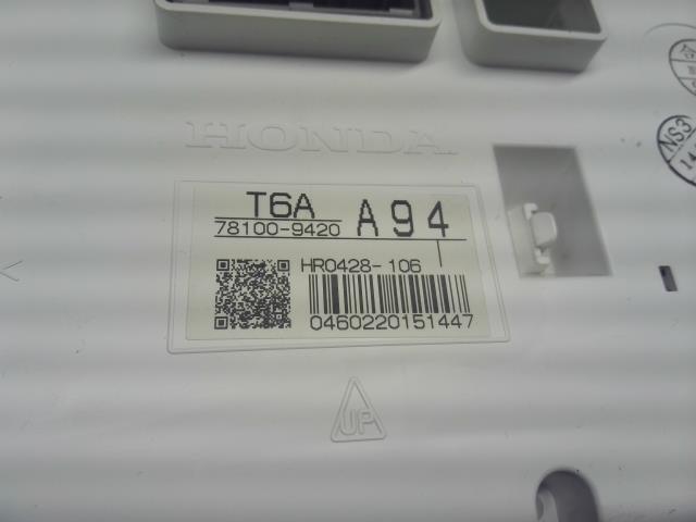 オデッセイ スピードメーター DBA-RC1 78100-T6A-942