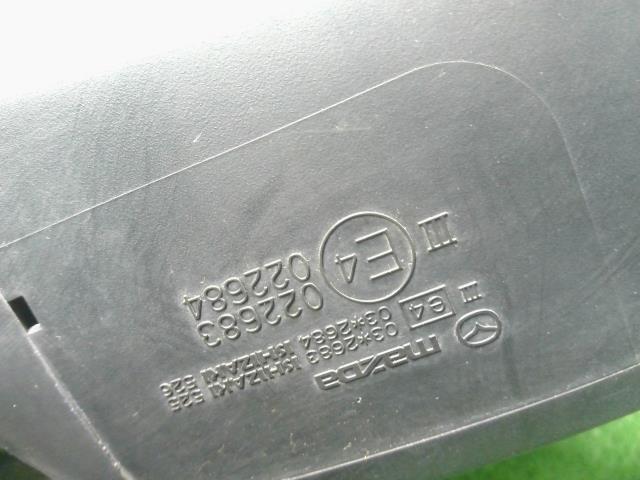 デミオ 左サイドミラー DBA-DE3FS D655-69-180D96