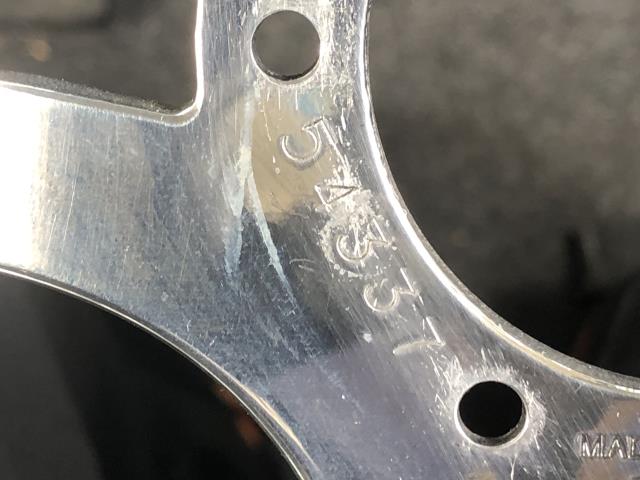 ワゴンＲ ステアリングホイール CBA-MH21S ＮＡＲＤＩ ナルディ ４ＭＥＴＡＬ ７５ＴＨアニバーサリー