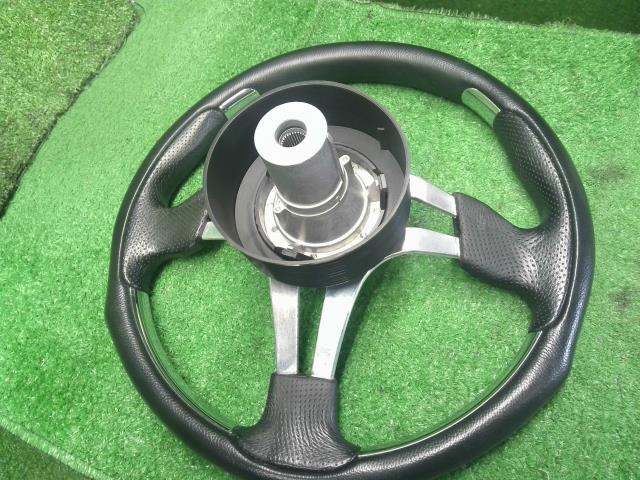 ワゴンＲ ステアリングホイール CBA-MH21S ＮＡＲＤＩ ナルディ ４ＭＥＴＡＬ ７５ＴＨアニバーサリー