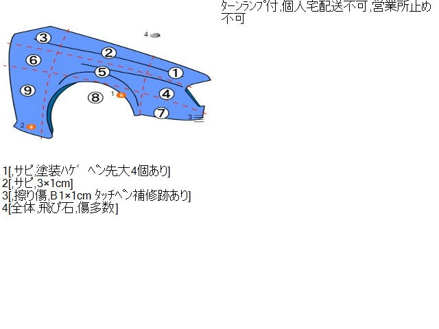 スイフト 右Ｆフェンダー DBA-ZC71S