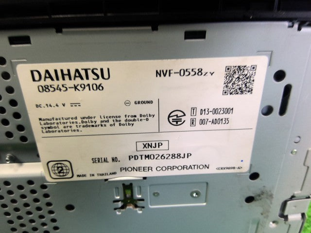 ムーヴ カーナビゲーション DBA-LA150S NSZP-W66DE
