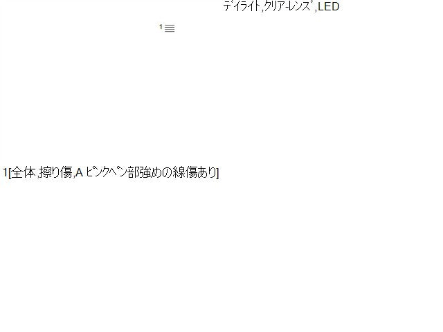 プリウスα 左フォグランプ DAA-ZVW41W 81220-48050