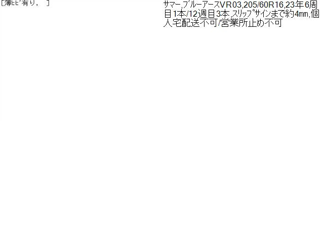 【中古】ノーマルタイヤ 16インチ ヨコハマ ブルーアース