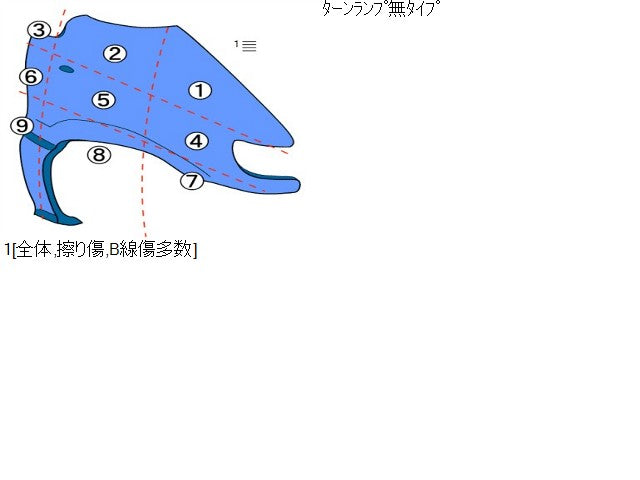 エブリィ 右Ｆフェンダー HBD-DA17V 58511-64P00