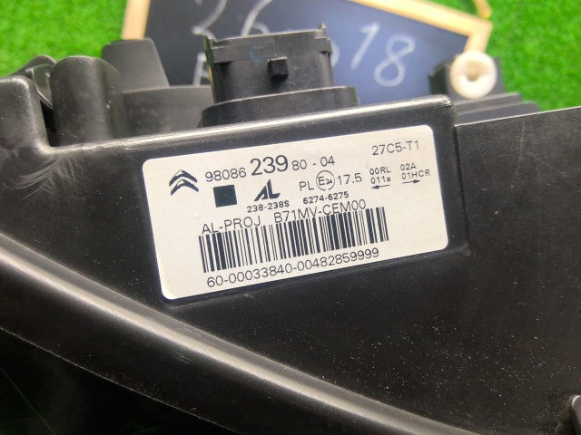 【中古】シトロエン ABA-B7HN02 右ヘッドランプＡＳＳＹ 98