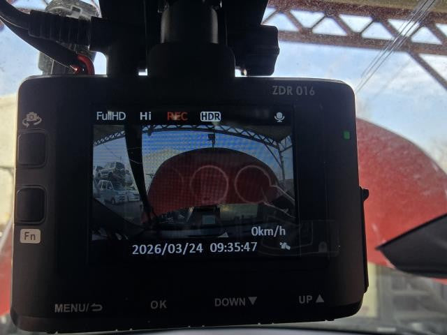 【中古】ドライブレコーダー コムテック 前後２カメラ