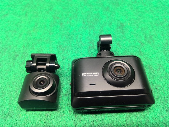 【中古】ドライブレコーダー コムテック 前後２カメラ