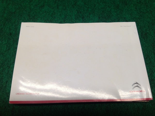 【中古】シトロエン ABA-B7HN02 取扱説明書