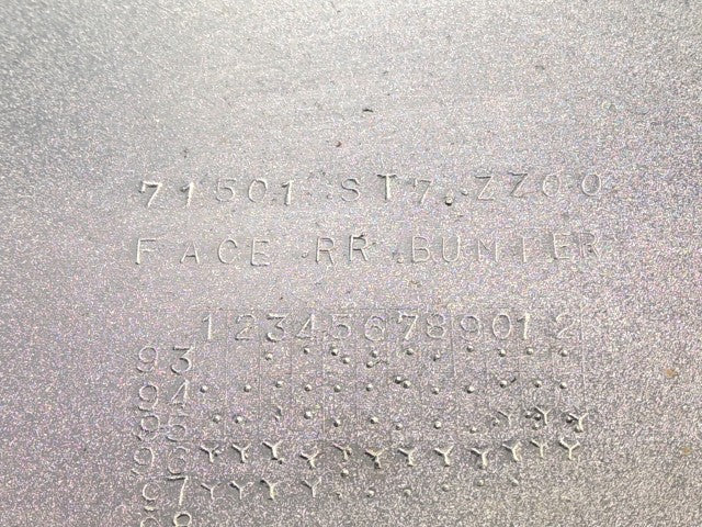 インテグラ ＲバンパーＡＳＳＹ E-DC2 71501-ST7-000ZM