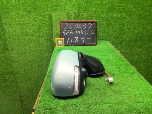 【中古】ハスラー 5AA-MR92S 右サイドミラー 84710-59SH0