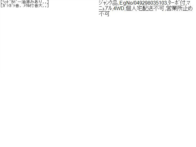 インプレッサ エンジンＡＳＳＹ CBA-GRB 10100BR850