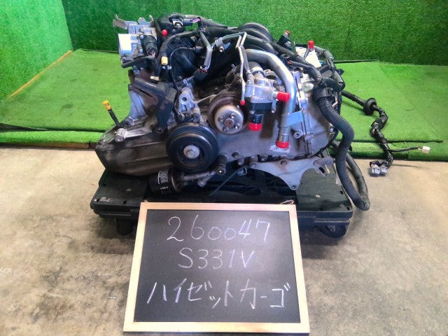 【中古】ハイゼット EBD-S331V エンジンＡＳＳＹ 19000-B5035-