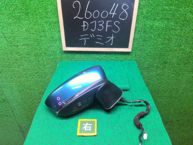 【中古】デミオ DBA-DJ3FS 右サイドミラー D24V-69-121A