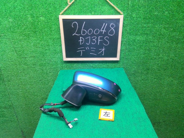 【中古】デミオ DBA-DJ3FS 左サイドミラー D24V-69-181A