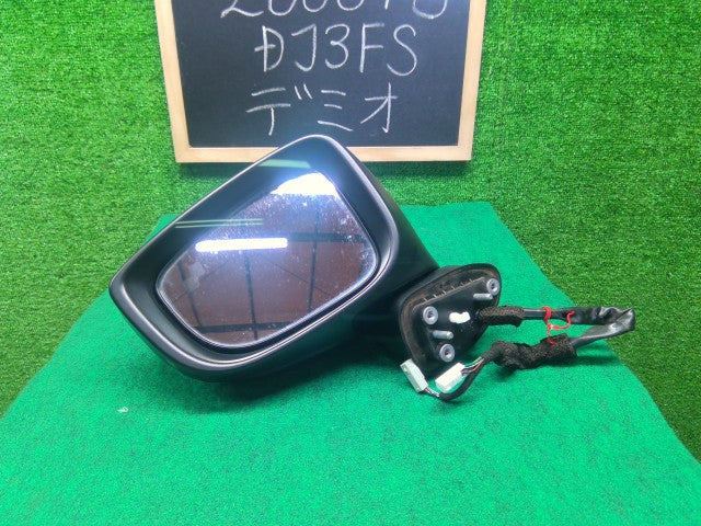 【中古】デミオ DBA-DJ3FS 左サイドミラー D24V-69-181A