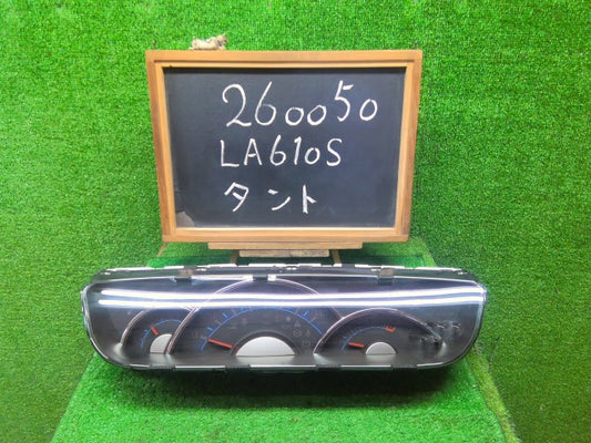 【中古】タント DBA-LA610S スピードメーター 83800-BA350-