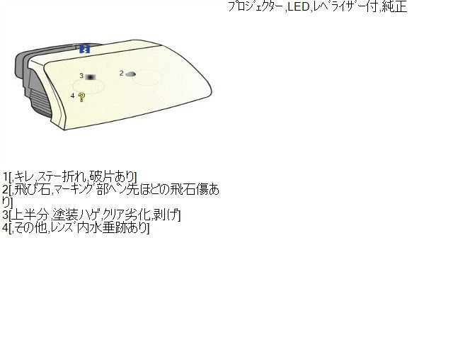 【中古】アルファード DBA-AGH35W 右ヘッドランプＡＳＳＹ 81110-58370