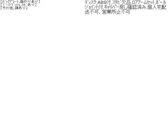 【中古】アルファード DBA-AGH35W 右 フロント