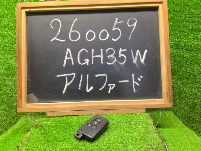 【中古】アルファード DBA-AGH35W キーレスリモコン 89072-58200