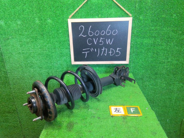 【中古】デリカＤ5 DBA-CV5W 左フロントストラット 4060A201