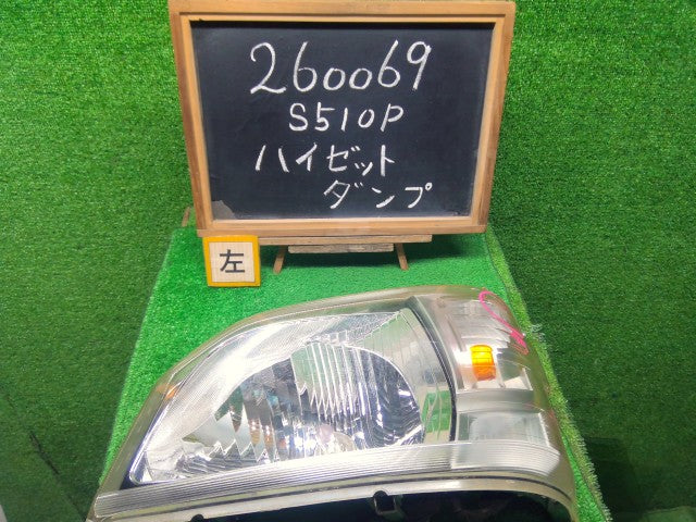 【中古】ハイゼット EBD-S510P 左ヘッドランプＡＳＳＹ 81170-B5120-