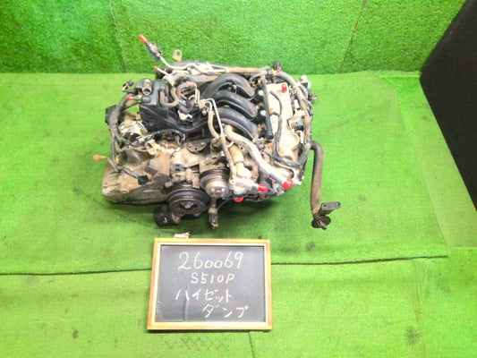 【中古】ハイゼット EBD-S510P エンジンＡＳＳＹ 19000-B5081-