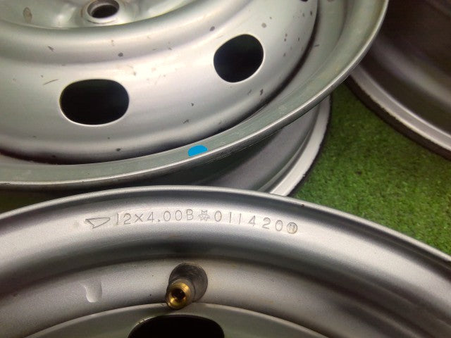 【中古】純正ホイール 12インチ 4J 4H