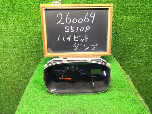 【中古】ハイゼット EBD-S510P スピードメーター 83800-B5180-