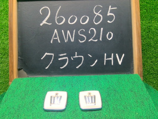 【中古】クラウン DAA-AWS210 エンブレム 75371-30220