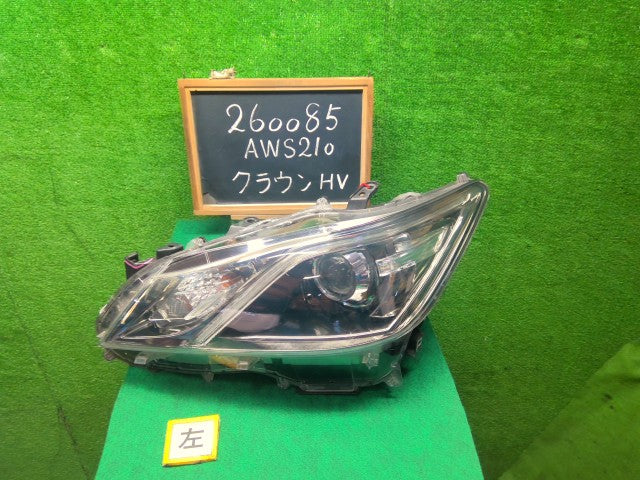 【中古】クラウン DAA-AWS210 左ヘッドランプＡＳＳＹ 81150-30J20