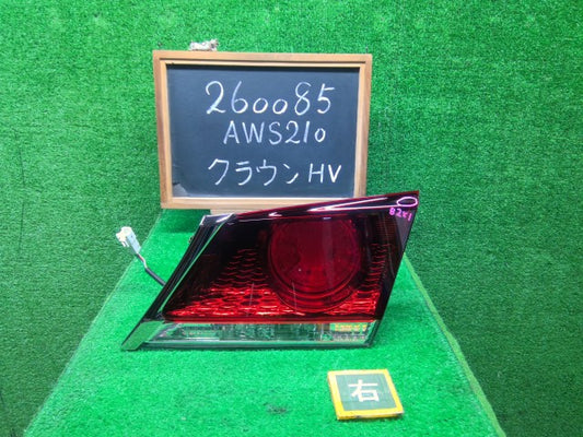 【中古】クラウン DAA-AWS210 右フィニッシャーランプ テールランプ