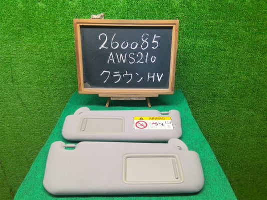 【中古】クラウン DAA-AWS210 サンバイザー 74310-30B20-B1