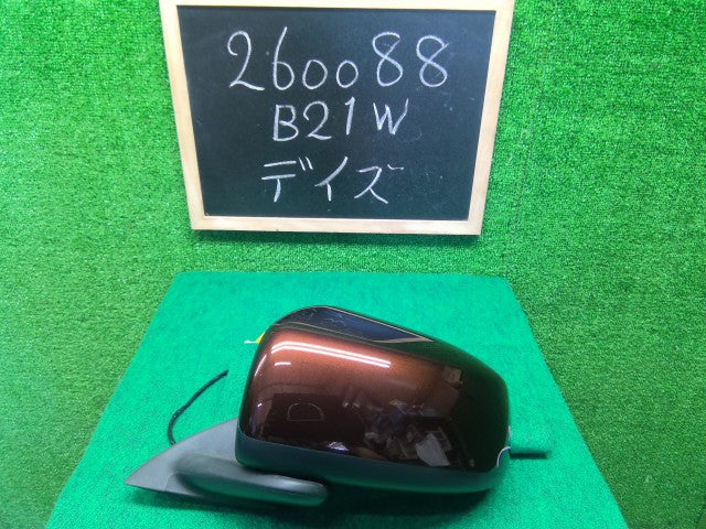 【中古】デイズ DBA-B21W 左サイドミラー 96302-6A35G