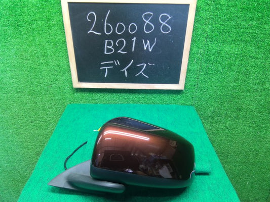 【中古】デイズ DBA-B21W 左サイドミラー 96302-6A35G